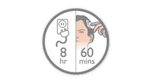 60 minute de utilizare fără fir după o încărcare de 8 ore