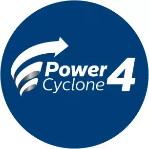 Tehnologie PowerCyclone pentru performanţă ridicată de aspirare